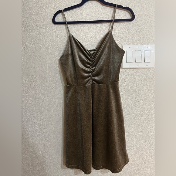 The East Order Copper Green Mini Dress - Picture 1 of 4